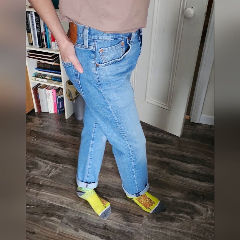Levi's/501 Light Blue Jeans Sz 31 L32 - Picture 10 of 10
